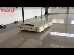 가공 휠 20톤 자동 가동 중량 물자 취급 장비 전기 평면 카트